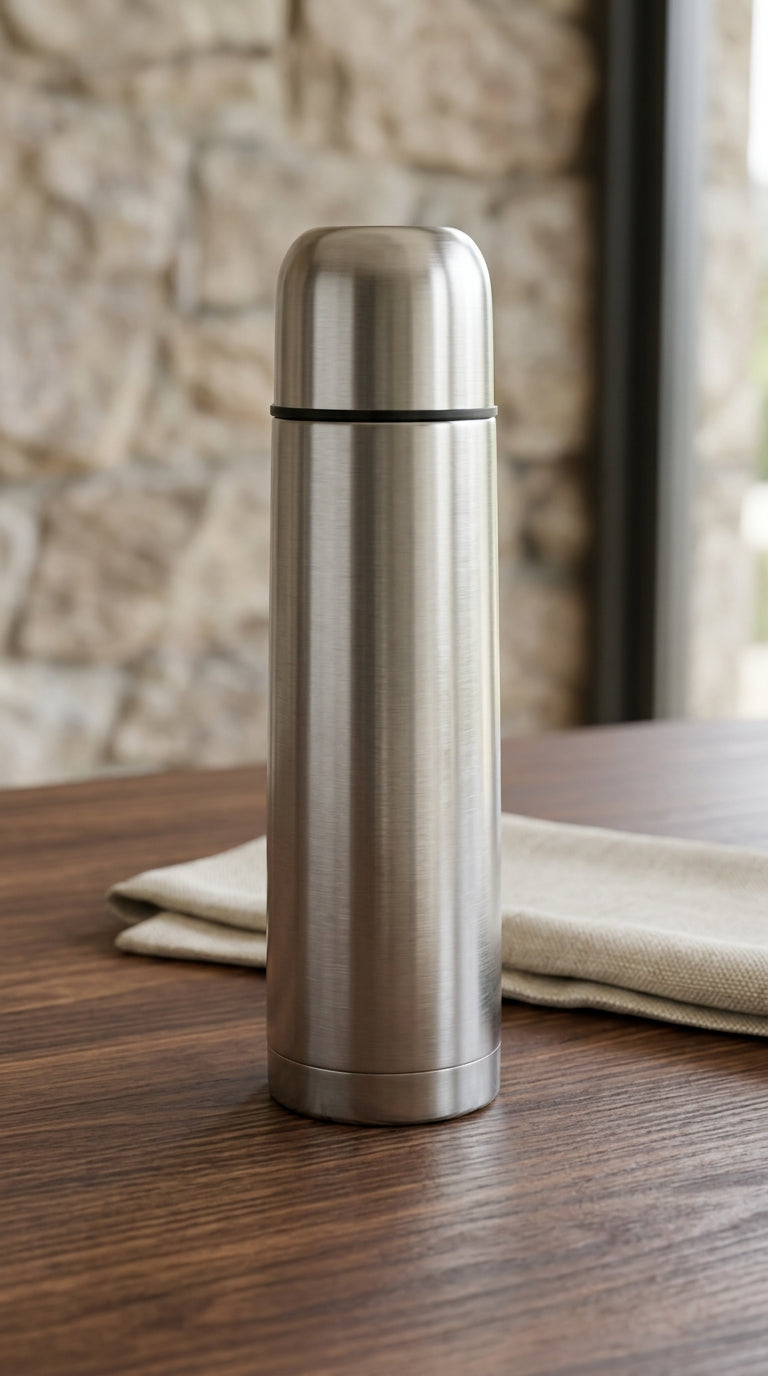 Premium Stainless Steel Insulated Vacuum Flask Portable 500ml Water Bottle