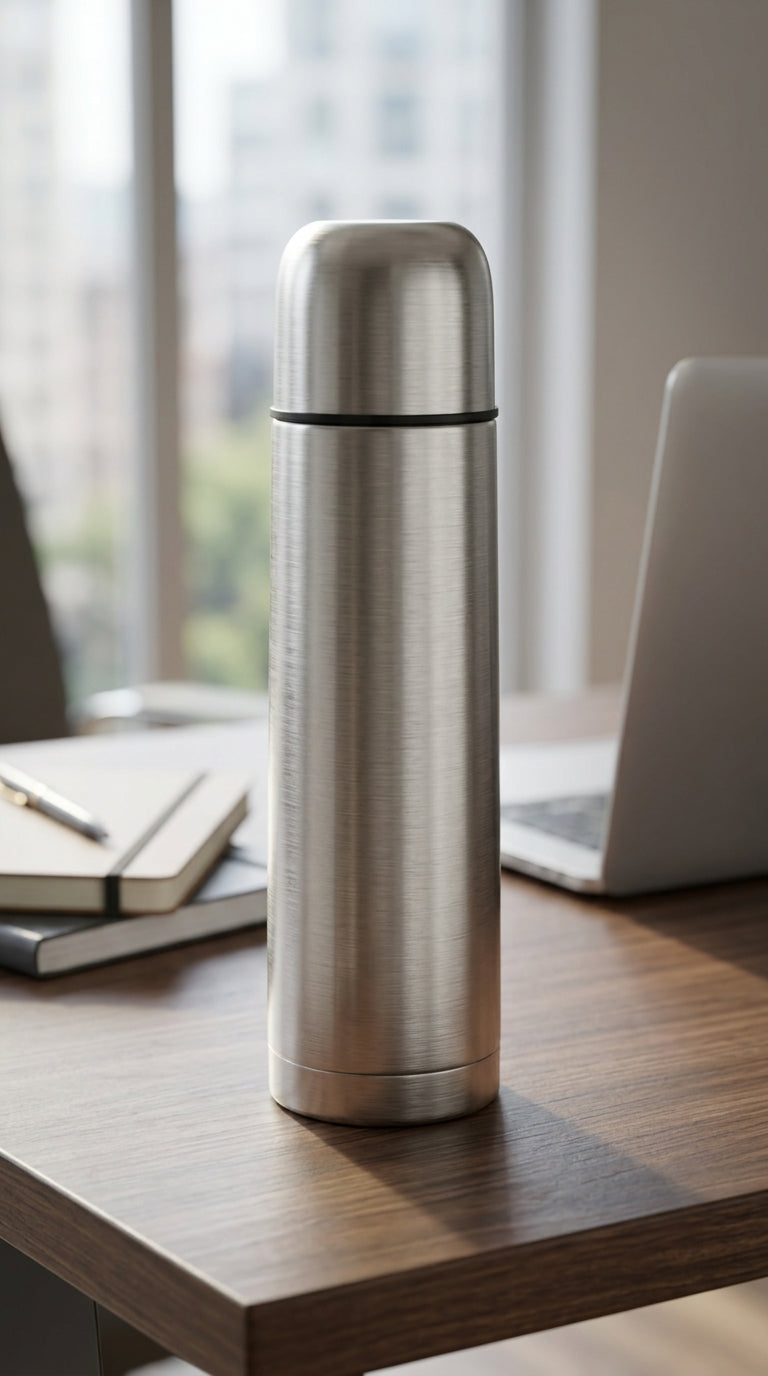 Premium Stainless Steel Insulated Vacuum Flask Portable 500ml Water Bottle