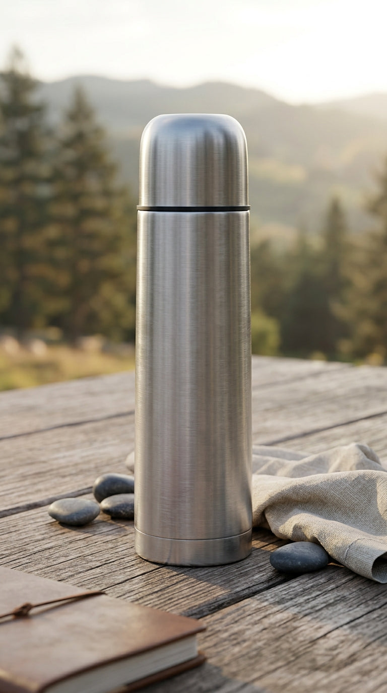 Premium Stainless Steel Insulated Vacuum Flask Portable 500ml Water Bottle