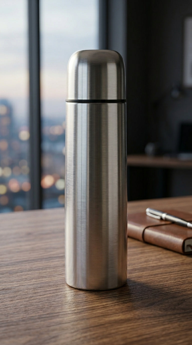 Premium Stainless Steel Insulated Vacuum Flask Portable 500ml Water Bottle