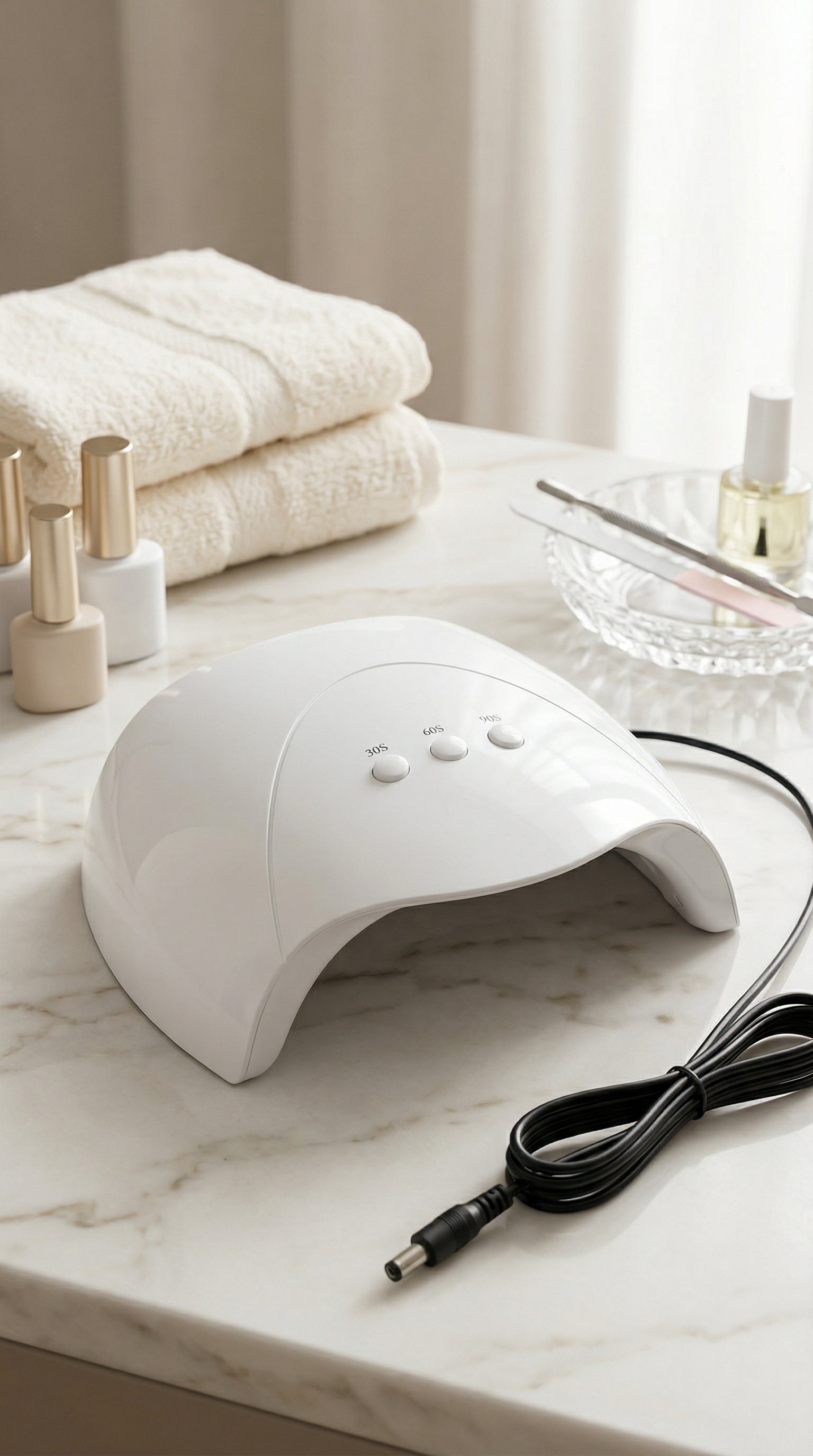 Portable Professional 36W LED UV Nail Lamp with Multiple Timer Settings